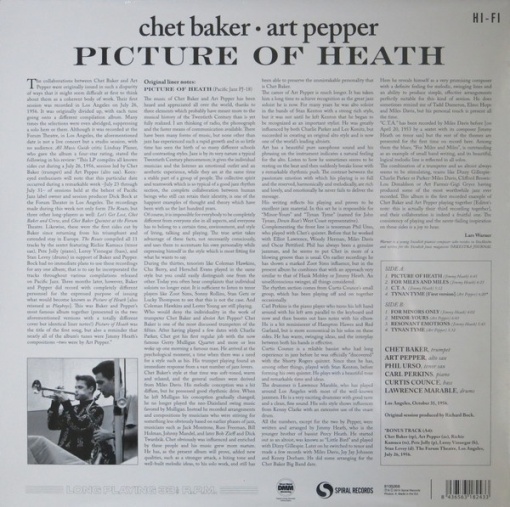 Chet Baker &amp; Art Pepper – албум Picture Of Heath - Img 2
