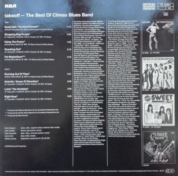 Climax Blues Band ‎– албум The Best Of Climax Blues Band - Img 2