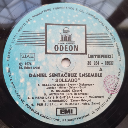Daniel Sentacruz Ensemble – албум Soleado - Img 3