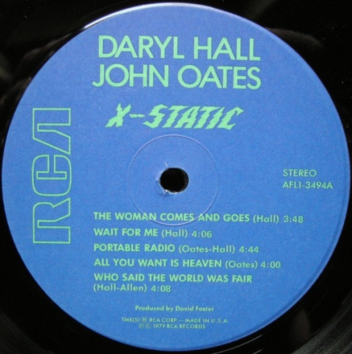Daryl Hall and John Oates – албум X-Static - Img 2