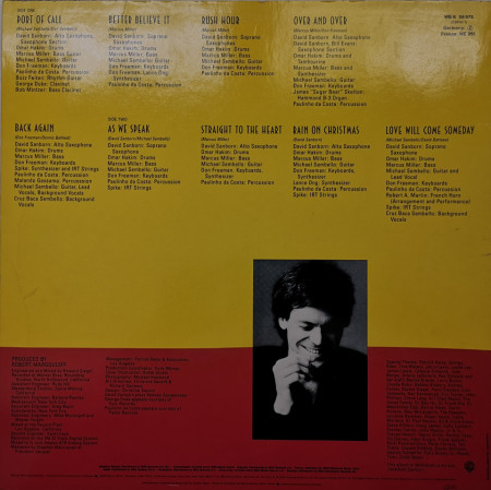 David Sanborn – албум As We Speak - Img 2