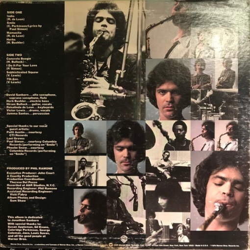 David Sanborn – албум Sanborn - Img 2