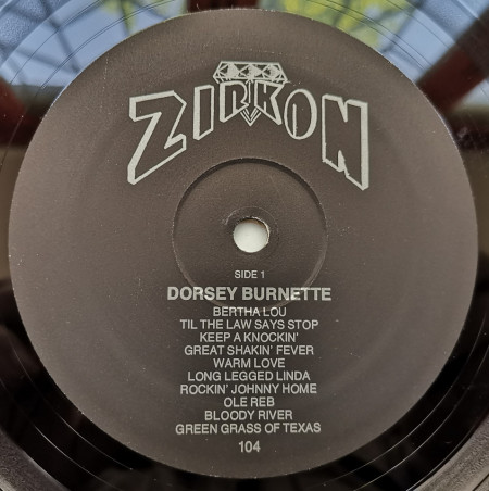 Dorsey Burnette – албум Dorsey Burnette - Img 3