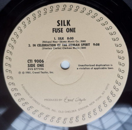 Fuse One ‎– албум Silk - Img 3