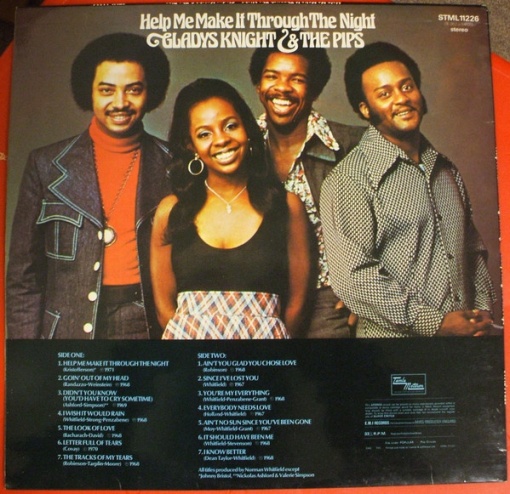 Gladys Knight And The Pips – албум Help Me Make It Through The Night - Img 2