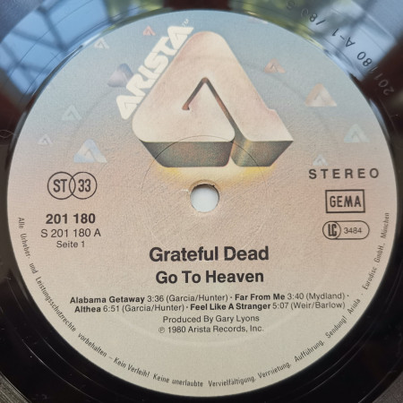 Grateful Dead – албум Go To Heaven - Img 3