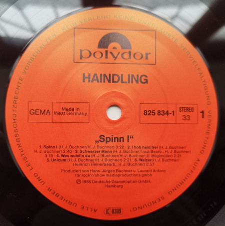 Haindling – албум Spinn I - Img 3