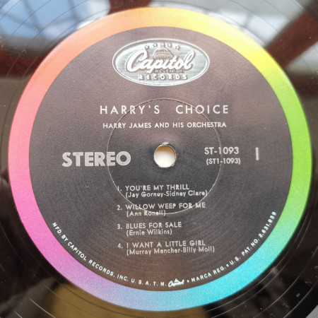 Harry James And His Orchestra – албум Harry's Choice