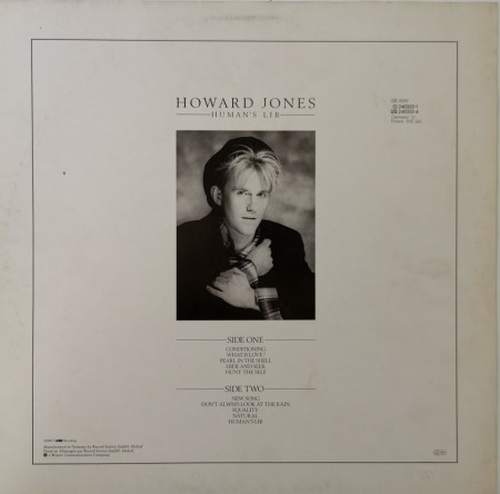 Howard Jones – албум Human's Lib - Img 2