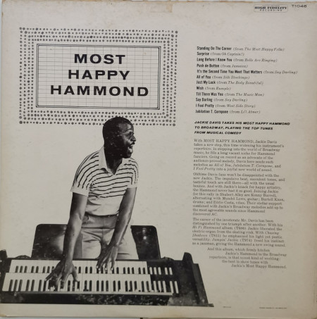 Jackie Davis – албум Most Happy Hammond - Img 2
