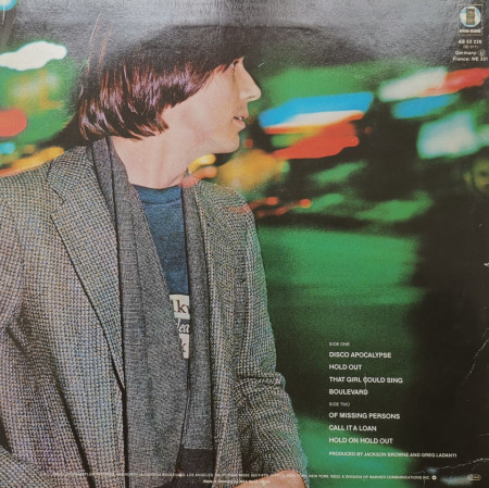 Jackson Browne – албум Hold Out - Img 2