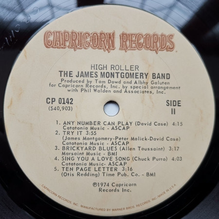 James Montgomery Band – албум High Roller - Img 3