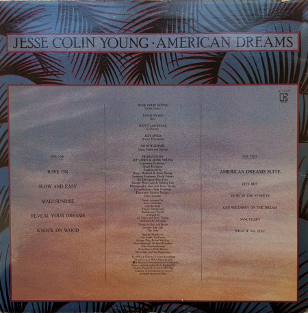 Jesse Colin Young ‎– албум American Dreams - Img 2