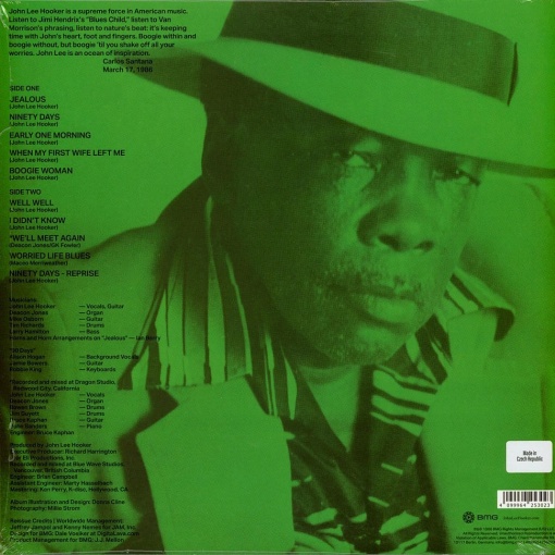 JOHN LEE HOOKER - JEALOUS (1xLP) (Anniversary Edition) - Img 2