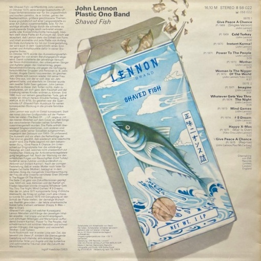 John Lennon - Plastic Ono Band – албум Shaved Fish - Img 2