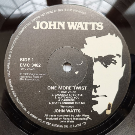 John Watts – албум One More Twist - Img 3