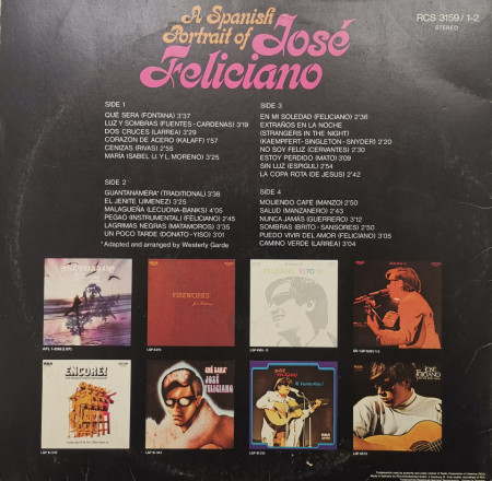 José Feliciano – албум A Spanish Portrait Of - Img 2