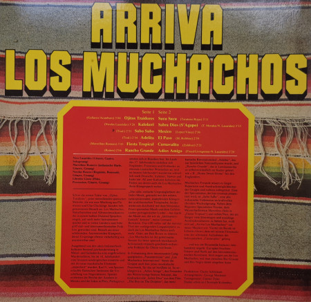 Los Muchachos – албум Arriva Los Muchachos - Img 2