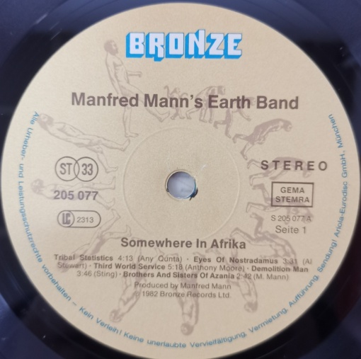 Manfred Mann's Earth Band – албум Somewhere In Afrika - Img 3