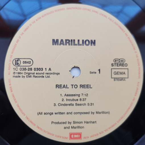 Marillion – албум Real To Reel - Img 3