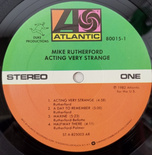 Mike Rutherford – албум Acting Very Strange - Img 3