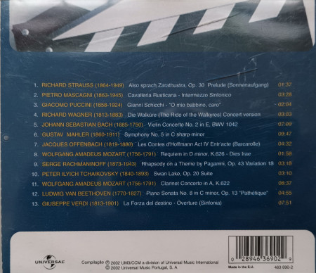 movie classics - албум movie classics (CD) - Img 2