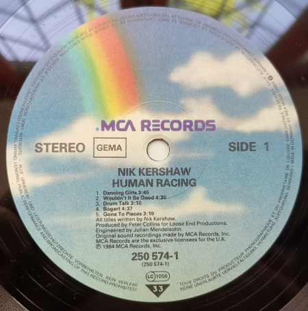 Nik Kershaw – албум Human Racing - Img 3