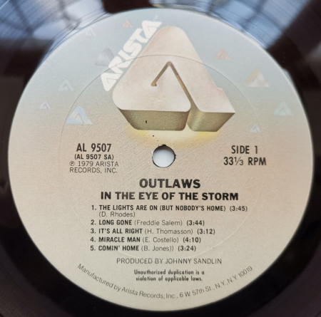 Outlaws ‎– албум In The Eye Of The Storm - Img 3