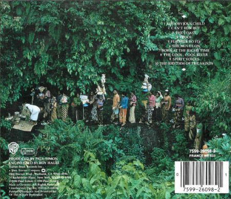 Paul Simon ‎– албум The Rhythm Of The Saints (CD) - Img 2