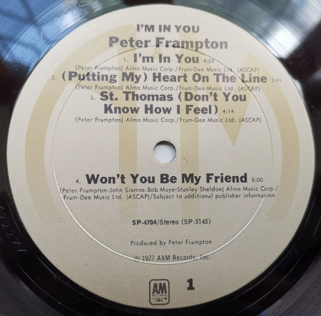 Peter Frampton – албум I'm In You - Img 3