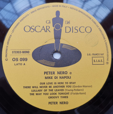 Peter Nero, Mike Di Napoli – албум Peter Nero E Mike Di Napoli - Img 2