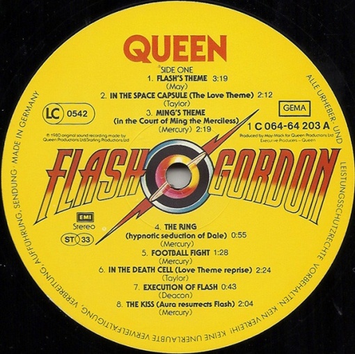 Queen –албум Flash Gordon (Original Soundtrack Music) (half speed mastered) - Img 3