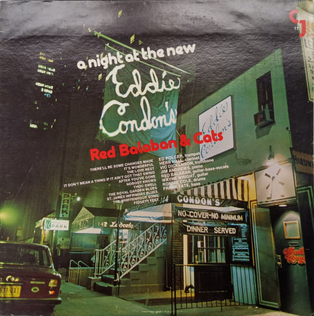 Red Balaban ‎ ‎– албум A Night At The New Eddie Condon;s