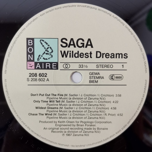 Saga – албум Wildest Dreams - Img 3