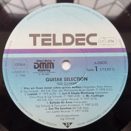 Sigi Schwab – албум Guitar Selection - Img 3