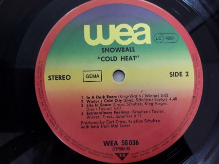Snowball – албум Cold Heat - Img 3
