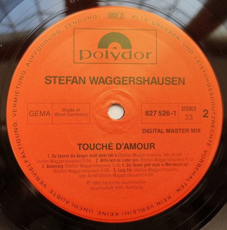Stefan Waggershausen – албум Touché D'amour - Img 3