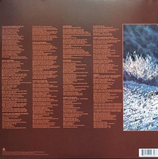 STEVIE WONDER - TALKING BOOK (1 x LP) - Img 2