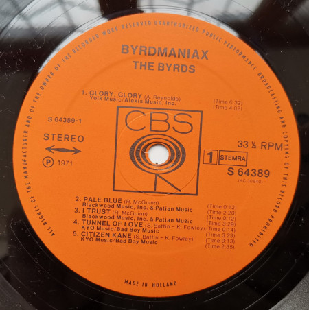 The Byrds ‎– албум Byrdmaniax - Img 3