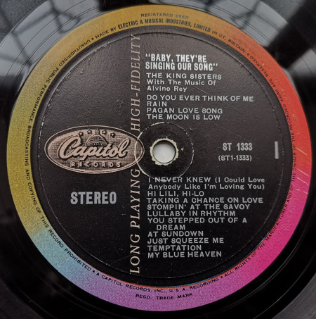 The King Sisters – албум Baby, They're Singing Our Song - Img 3