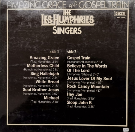 The Les Humphries Singers – албум Amazing Grace And Gospel Train - Img 2