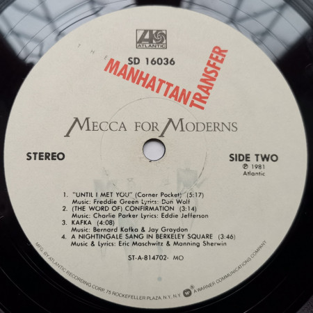 The Manhattan Transfer – албум Mecca For Moderns - Img 2