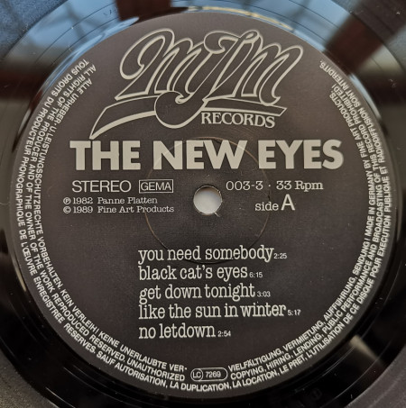 The New Eyes ‎– албум Midnight Generation - Img 2