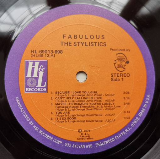 The Stylistics – албум Fabulous - Img 3