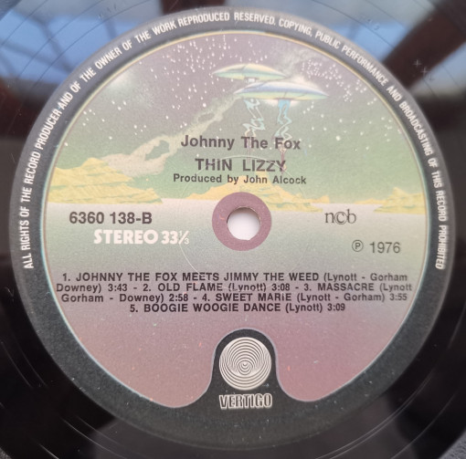 Thin Lizzy – албум Johnny The Fox - Img 3