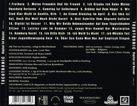 Tocotronic ‎– албум Digital Ist Besser (CD) - Img 2