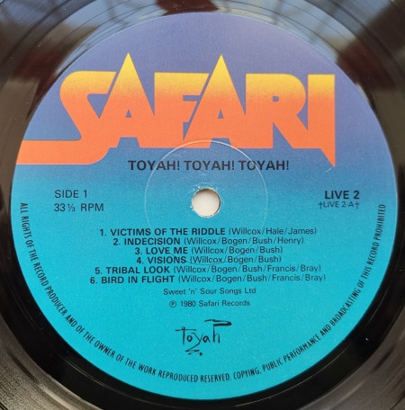 Toyah – албум Toyah! Toyah! Toyah! - Img 3