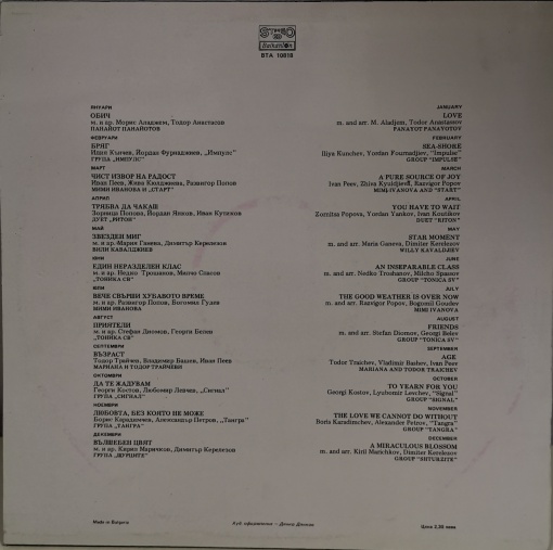 Various – албум Мелодия &#039;81 - Img 2