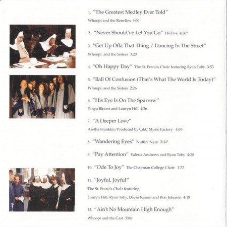 Various ‎– албум Sister Act 2: Back In The Habit (CD) - Img 2
