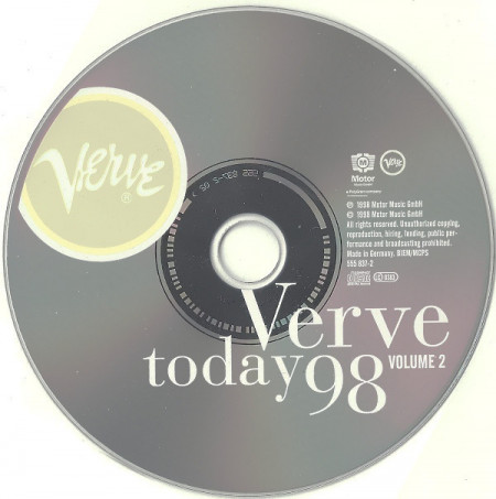 Various ‎– албум Verve Today 98 Volume 2 (CD) - Img 3